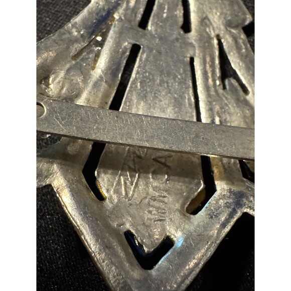 WMCN Signed Metal Caster Association 1928 Shoe Clips and Scarf Clip - Picture 7 of 11